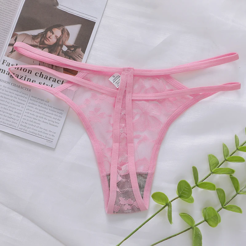 Women's Sexy And Fun Hollow Lace Underwear Easy to Wash And Dry, Traceless Antibacterial Underwear C830