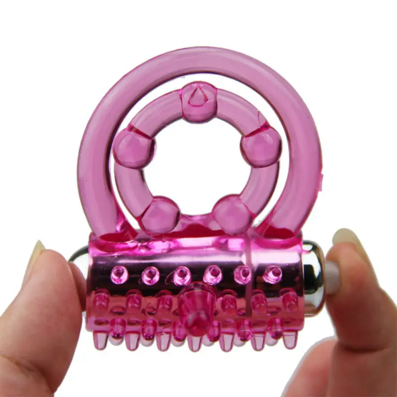 Lasting Vibrators Rings Double CockRing Delay Premature Ejaculation Penis Ball Loop 2Locked Sex Toys Product for Men Lasting Vibrators Rings Double CockRing Delay Premature Ejaculation Penis Ball Loop 2Locked Sex Toys Product for Men