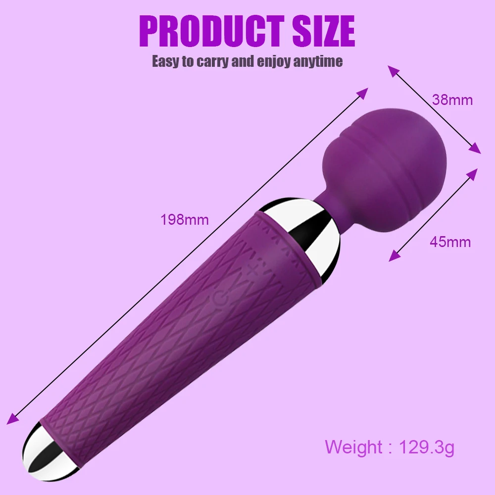 Powerful Clitoris Vibrators USB Recharge Magic Wand AV Vibrator Massager Sexual Wellness Erotic Sex Toys for Women Adult Product Powerful Clitoris Vibrators USB Recharge Magic Wand AV Vibrator Massager Sexual Wellness Erotic Sex Toys for Women Adult Product
