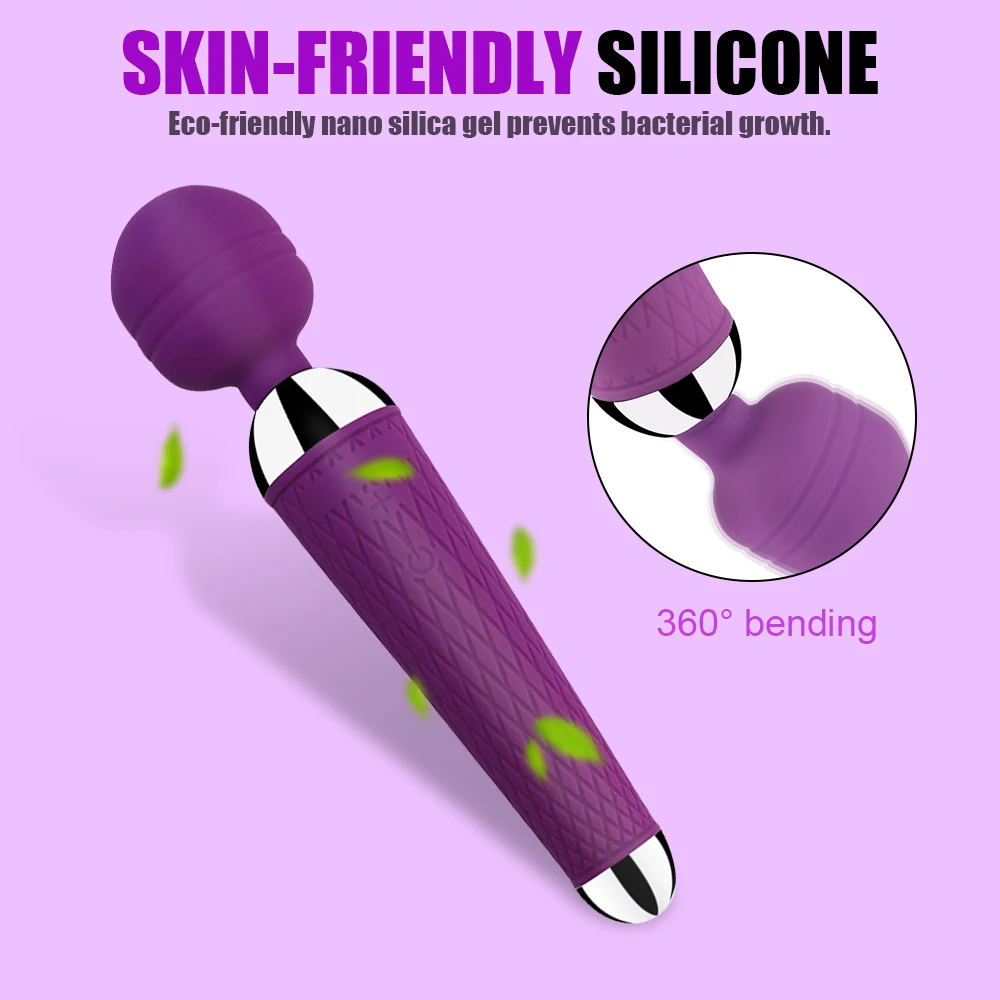 Powerful Clitoris Vibrators USB Recharge Magic Wand AV Vibrator Massager Sexual Wellness Erotic Sex Toys for Women Adult Product Powerful Clitoris Vibrators USB Recharge Magic Wand AV Vibrator Massager Sexual Wellness Erotic Sex Toys for Women Adult Product