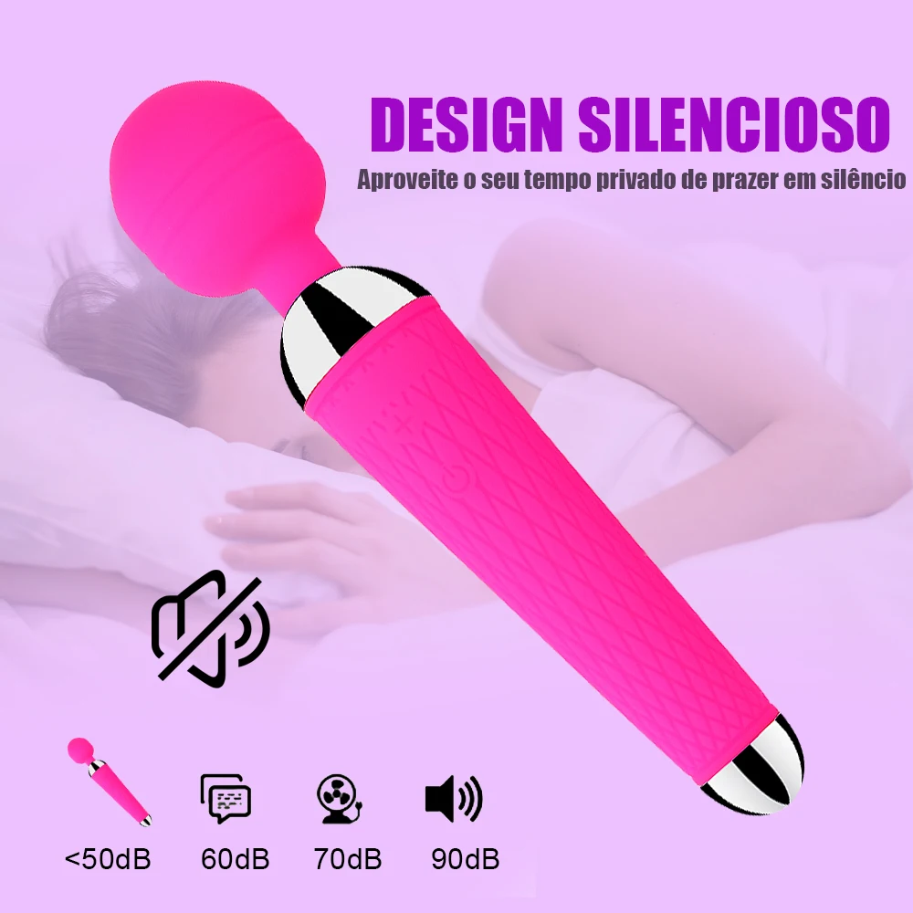 Powerful Clitoris Vibrators USB Recharge Magic Wand AV Vibrator Massager Sexual Wellness Erotic Sex Toys for Women Adult Product Powerful Clitoris Vibrators USB Recharge Magic Wand AV Vibrator Massager Sexual Wellness Erotic Sex Toys for Women Adult Product